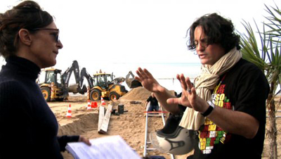 Carole Fèvre (scripte) et Gilles Porte 