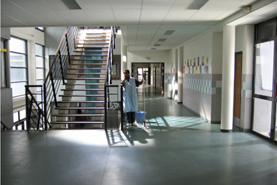 Décor de couloir du collège de la Pléiade