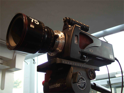 Les Rencontres de la CST : caméra Phamtom sur le stand Panavision/Alga/Techno - Photo François Reumont