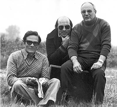  Pier Paolo Pasolini, Dante Ferretti et Tonino Delli Colli