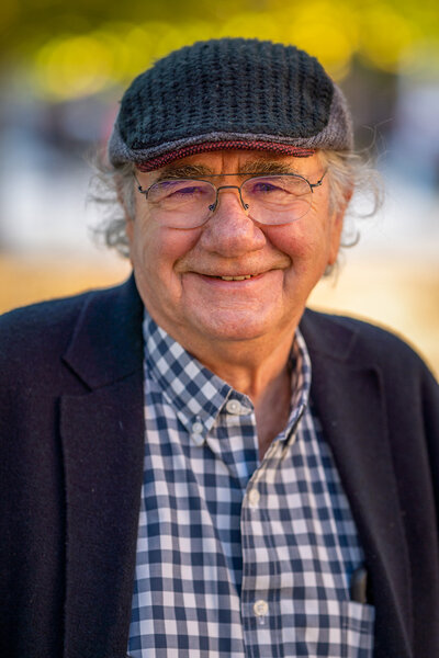 Jimmy Glasberg, place des Vosges en 2021 - Photo Stéphane Cojot-Goldberg