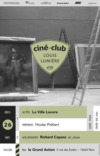 "La Ville Louvre", projeté au Ciné-club de l'Ecole Louis-Lumière