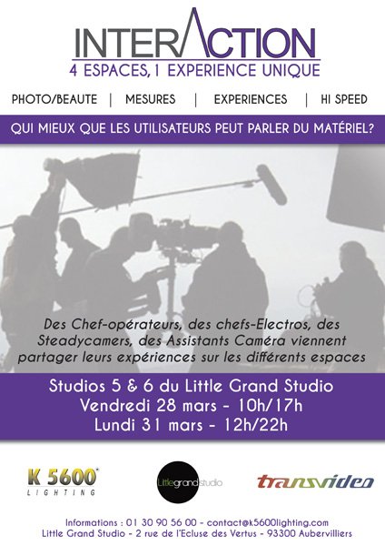 Journées "Interaction" K5600 Lighting - Transvideo