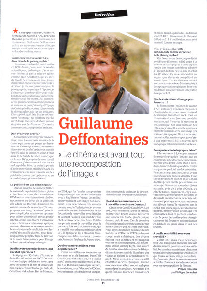Guillaume Deffontaines, dans "Ecran Total"