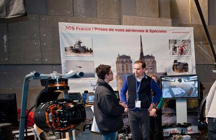 ACS France et les têtes gyrostabilisées Shotover F1 et K1 au Micro Salon 2015