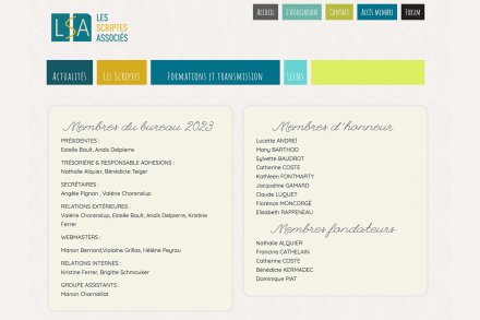 Nouveau bureau de LSA pour 2023