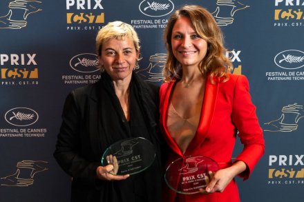 Daria D'Antonio, AFC, CCS, et Evgenia Alexandrova, AFC, lauréates respectivement des Prix CST de l'Artiste-Technicien et de la Jeune technicienne, soirée de remise en replay
