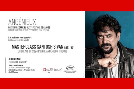 Master Class Santosh Sivan, ISC, ASC, proposée par Angénieux