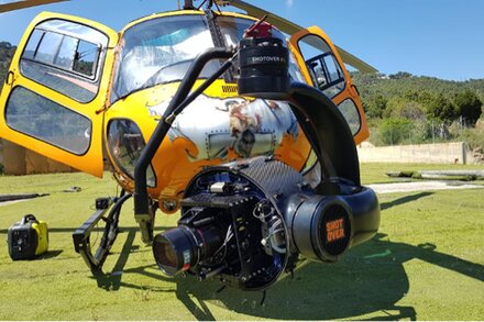 Aering and the gyrostabilized Shotover K1 camera head