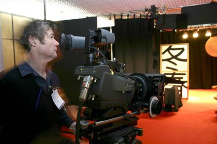 The Thomson Filmstream Viper camera on stage