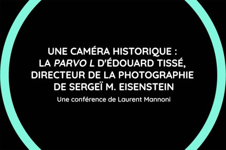 Vidéo de la conférence du Conservatoire des techniques cinématographiques "Une caméra historique : la Parvo L d'Édouard Tissé" mise en ligne