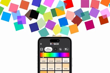 L'application mobile myColor™ de Rosco est disponible