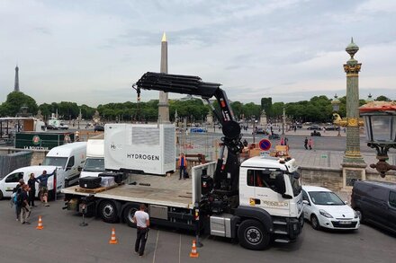 Lumex fournit les 10 km de Paris en énergie hydrogène