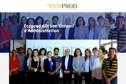 Nouveau CA du collectif Ecoprod constitué depuis 2021 en association