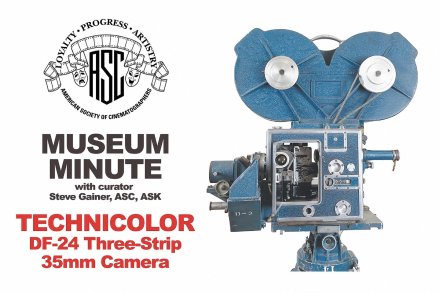 Au musée de l'ASC, la caméra Technicolor à trois bandes expliquée