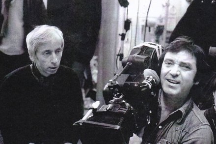 Max Pantera, Arri BL sur l'épaule, sur un tournage avec Michel Deville