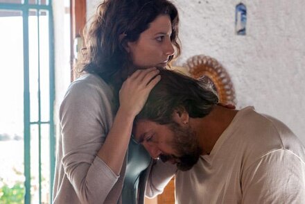 Penélope Cruz and Javier Bardem in "Todos lo sabem"