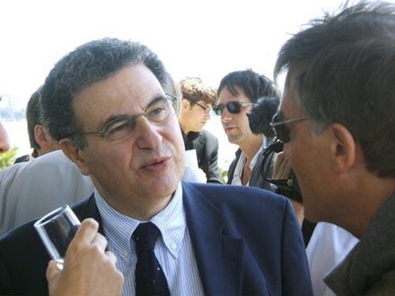 Serge Toubiana, directeur général de la Cinémathèque, après la conférence