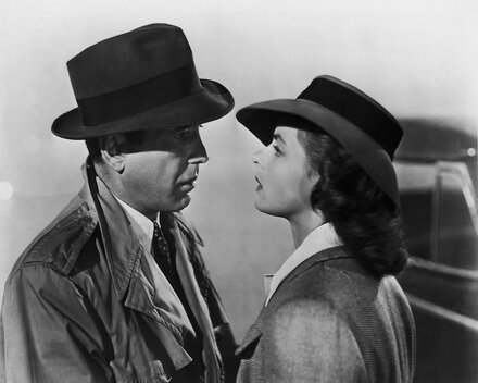 Humphrey Bogart et Ingrid Bergman dans Casablanca