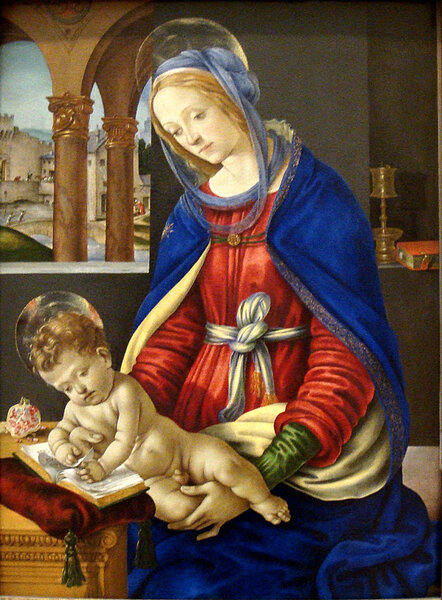Filippino Lippi, "Vierge à l'enfant", 1484 - Metropolitan Museum of Art New York, Wikipedia, photo Gind2005, Creative Commons Attribuzione-Condividi allo stesso modo 3.0 Unported