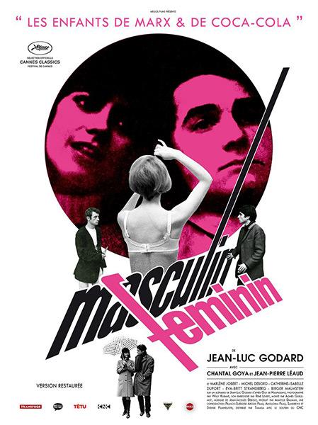 "Masculin féminin", projeté en version restaurée, supervisée par Willy Kurant, AFC, ASC