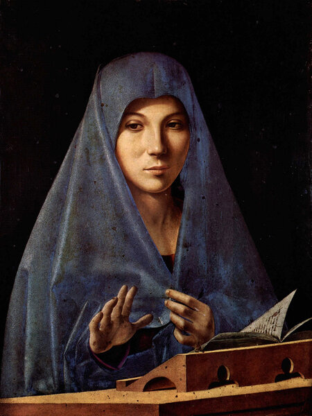 Antonello de Messine, "La Vierge de l'Annonciation", vers 1475 - Musée régional de Sicile, Palerme
