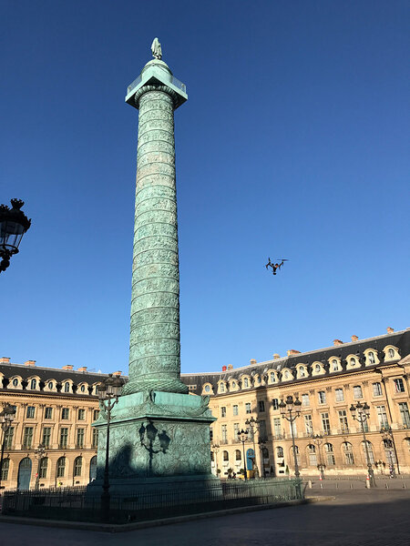Drone Inspire 2 – Place Vendôme à Paris