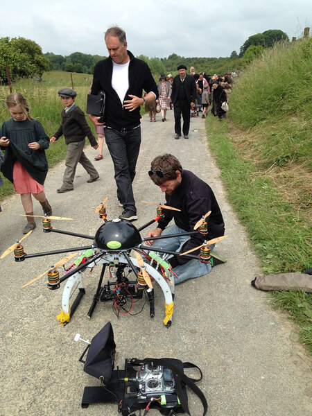 Sur le tournage d'"En mai fait ce qu il te plait" - DR