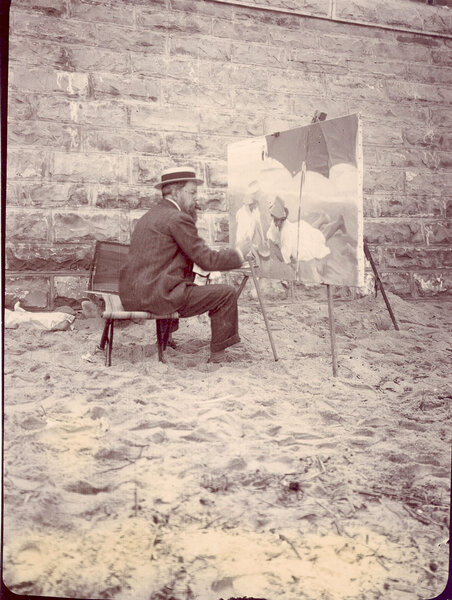 Joaquín Sorolla à Biarritz, en 1906 - Museo Sorolla - Photos Museo Sorolla, Madrid