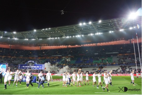 L'X fly 3D survole le Stade de France pour le match France-Angleterre