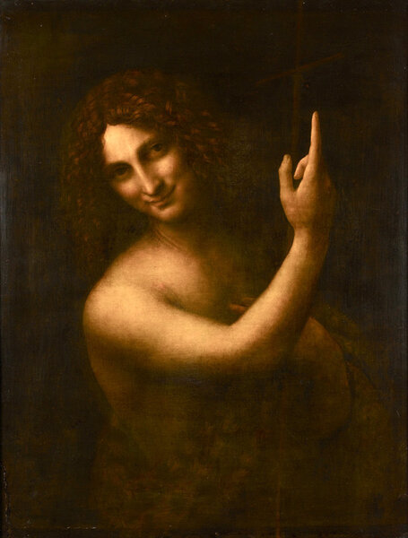 Léonard de Vinci, "Saint Jean-Baptiste", vers 1513-1516 - Paris, Musée du Louvre