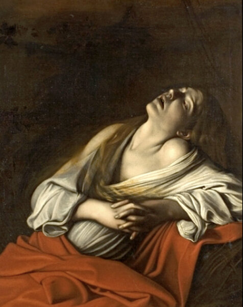 "Marie-Madeleine en extase" Le Caravage - Collection privée