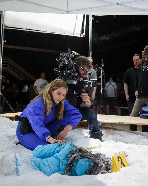 Ben Richardson à la caméra, avec Elizabeth Olsen