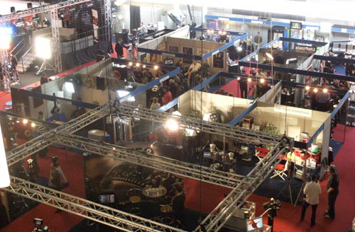 Les stands du BSC Show 2009 - dans les studios d'Elstree à Borehamwood (Angleterre)