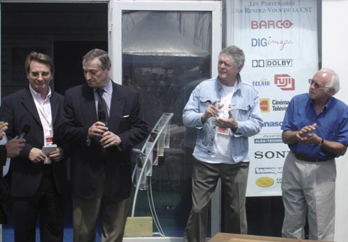 Patrick Rousseau, Chris Deering, Pdg de Sony, Pierre-William Glenn et Yves Louchez