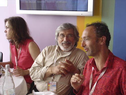 Nathalie d'Outreligne, Yorgos Arvanitis et Rémy Chevrin