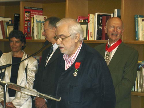 Francis Girod, fraîchement décoré.