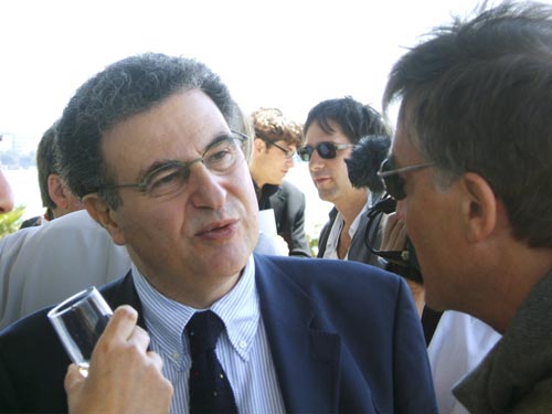 Serge Toubiana, directeur général de la Cinémathèque, après la conférence