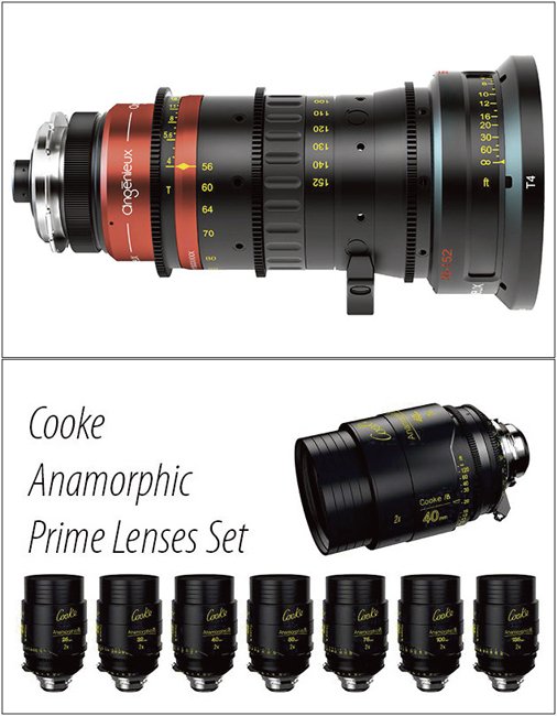 Angénieux et Cooke annoncent ensemble de nouvelles optiques anamorphiques