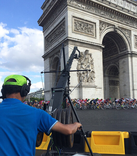 Tour de France 2016: Jimmy-Jib crane - Photo by ACS France