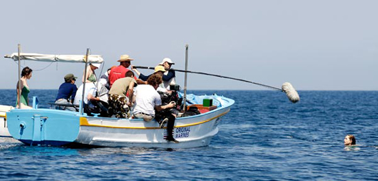 Tournage en bateau - © EuropaCorp Distribution