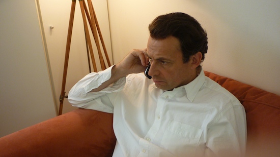 Essais maquillage : Denis Podalydès et le faux nez… - Photo Gilles Porte