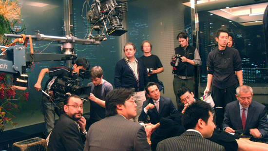 Sur le tournage de "Map of The Sounds of Tokyo"