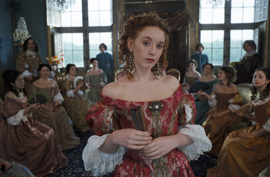 Ludivine Sagnier - sur le tournage de <i>Molière</i>