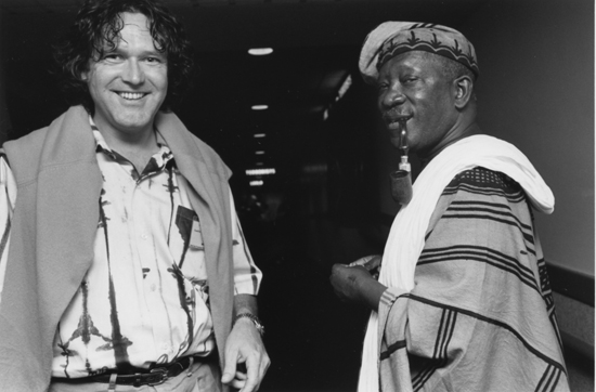 Dominique Gentil et Ousmane Sembene - au Festival de San Francisco en 2000