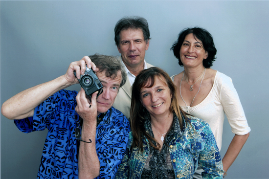 Jean-Noël Ferragut, Eric Guichard, Claude Garnier et Mathilde Demy - Photo Philippe Mazzoni pour Fujifilm