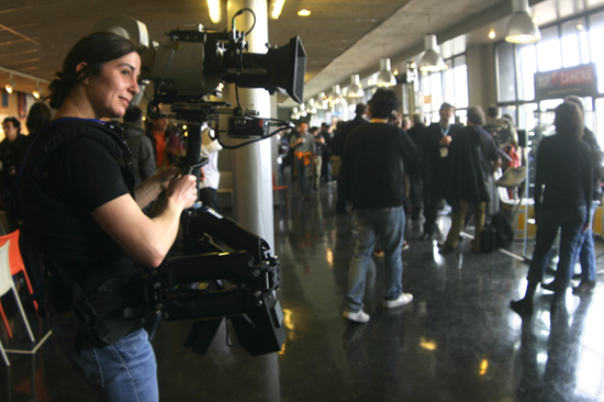 Space dedicated to cameras (La fémis ground floor) - © Nelly Florès - AFC