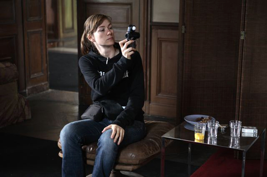 Josée Deshaies - sur le tournage de <i>De la guerre</i> de Bertrand Bonello