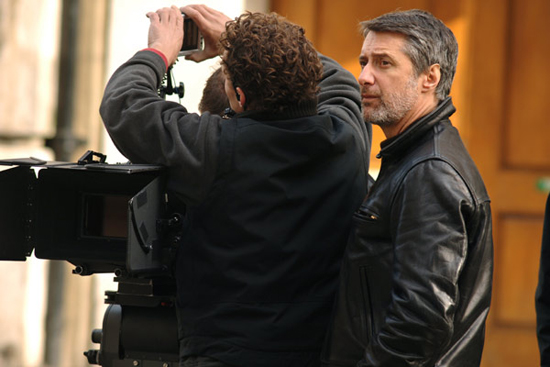 Antoine de Caunes - sur le tournage de <i>Désaccord parfait</i>