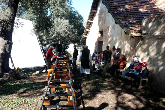 Sur le tournage de "Des hommes et des dieux"